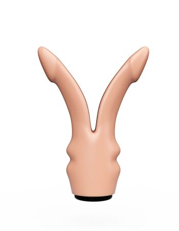 Телесная сплит-насадка харнесс - 16,5 см.